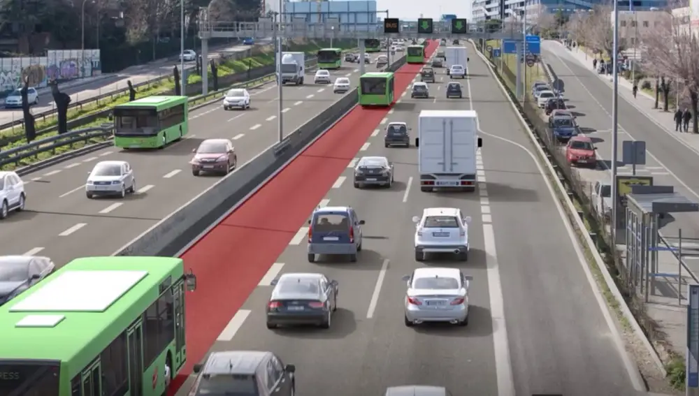 Obras de mejora del carril Bus-VAO de la A-2