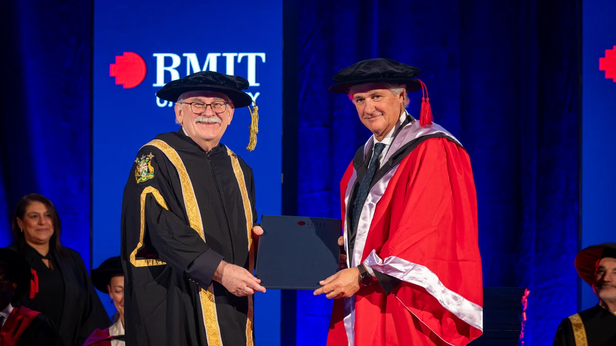 José Manuel Entrecanales, honoris causa por la RMIT University