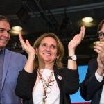 Pedro Sánchez participa en un acto del PSC en Barcelona