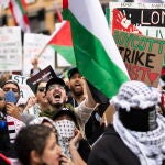 Pro-Palestine Protest in Brooklyn, New York