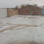 Granizada en la localidad vallisoletana de Fompedraza