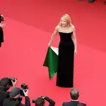 Cate Blanchett y su vestido reivindicativo en Cannes.