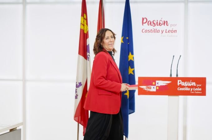 La portavoz del Comité de Campaña del PSOE en Castilla y León, Rosa Rubio