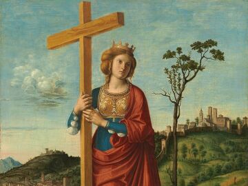 «Santa Helena y la Cruz», cuadro pintado por Cima da Conegliano