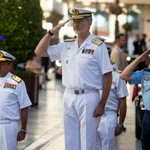 Felipe VI visita cuartel general de la Fuerza de Acción Marítima en Cartagena