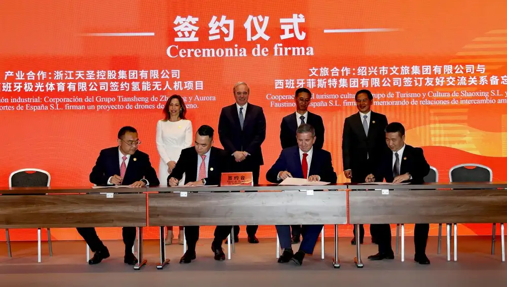 Ceremonia de firma Shaoxing