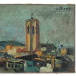 El campanario de Santa Maria del Pi, por Picasso