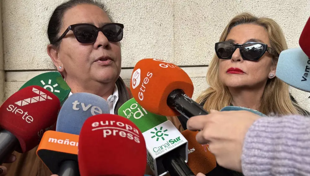 María del Monte e Inmaculada Casal reaccionan a la salida de prisión de Antonio Tejado