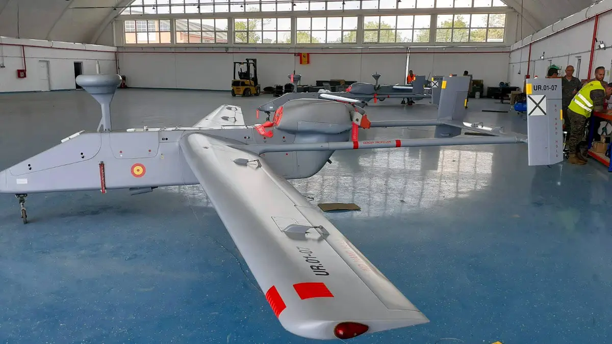 Así es el dron Searcher Mk.III que el Ejército de Tierra ha desplegado por primera vez fuera de España