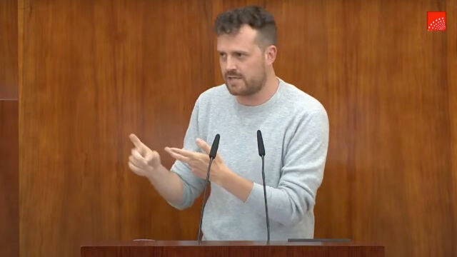 Pablo Padilla en la Asamblea de Madrid 