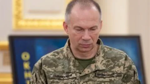 El comandante en jefe de las Fuerzas Armadas de Ucrania, Oleksandr Sirski