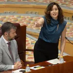 MADRID.-Ayuso cree que es el PSOE el que no ha "respetado" a Milei: "Le han difamado y no han respetado la democracia"