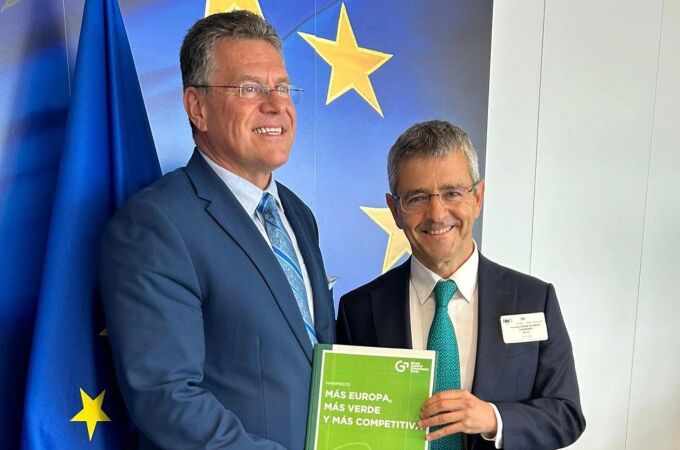 El presidente de GECV presenta el manifiesto “Más Europa, más verde y más competitiva” ante Bruselas