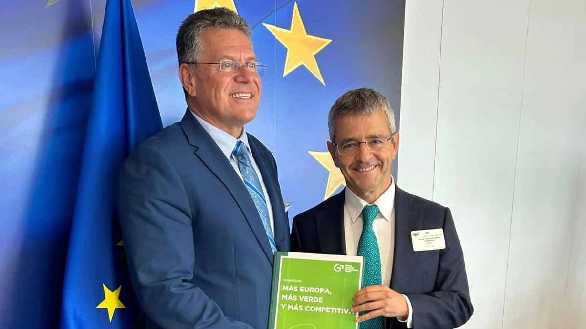 El presidente de GECV presenta el manifiesto “Más Europa, más verde y más competitiva” ante Bruselas
