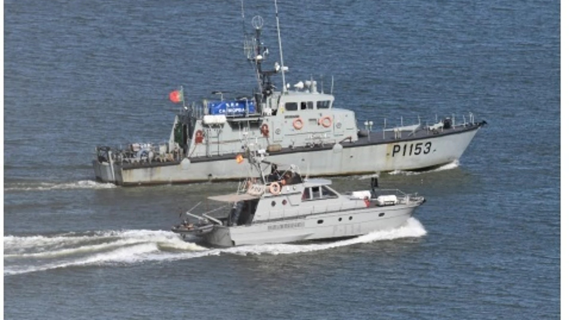 Ejercicio Marsec-24 de seguridad marítima en el río Guadiana entre la Armada y la Marinha portuguesa