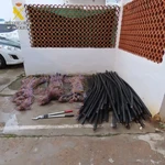 Detienen a una banda de 14 personas que robaba el cobre de los cables telefónicos en Puertollano (Ciudad Real)
