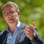 Feijóo clausura un mitin del Partido Popular en Tomelloso (Ciudad Real)