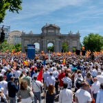 El PP se manifiesta en Madrid contra el Gobierno de Sánchez y la amnistía