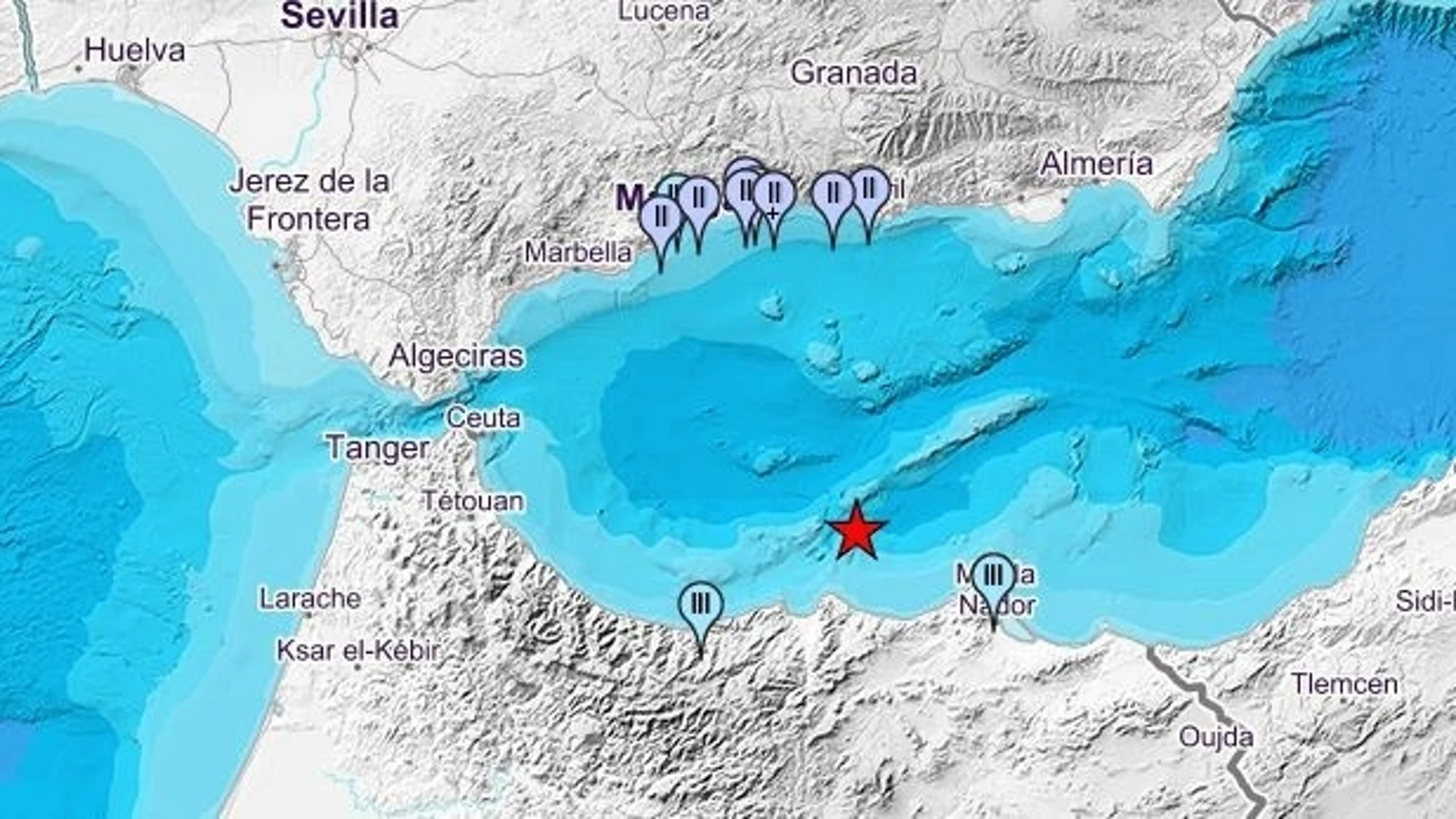 Algunos de los municipios donde se ha sentido el terremoto