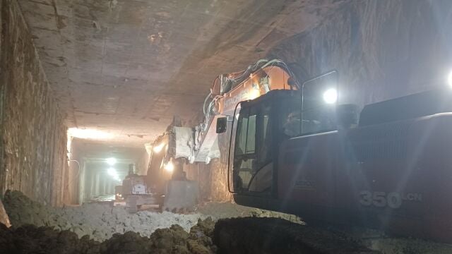 Adif AV culmina la excavación del nuevo tramo subterráneo en la zona de Barriomar, en Murcia