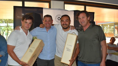 Ganadores del XV edición del Torneo de Golf organizado por la bodega Cillar de Silos