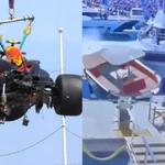 El choque más brutal del GP de Mónaco no fue el de Red Bull: vean lo que ocurrió en el puerto deportivo