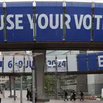 EU Parliament Elections campaign in Brussels