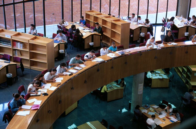 Una de las Bibliotecas de la Universidad de Málaga