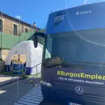 El autobús de Clece llega a Quintanar de la Sierra (Burgos)