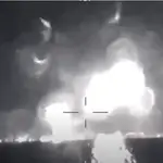 Los drones navales de Ucrania vuelven a exhibirse: así ha sido la "Operación Atún" contra dos embarcaciones rusas