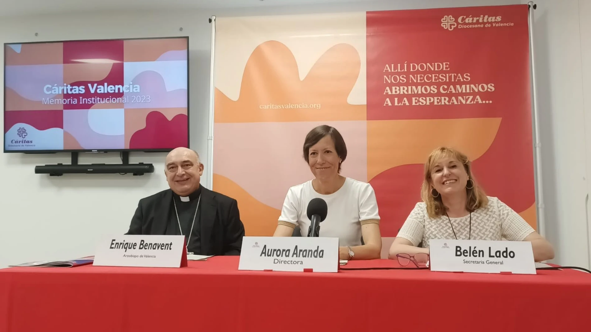 Cáritas Valencia presenta su Memoria 2023. EUROPA PRESS 30/05/2024