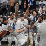 Los Mavs, después de proclamarse campeones del Oeste