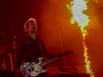 Green Day actúa en el festival Road to Río Babel