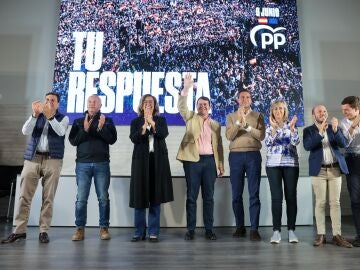Acto del PP en Palencia con la presencia de Mañueco, De la Hoz, Armisén y Fernández Carriedo