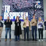 Acto del PP en Palencia con la presencia de Mañueco, De la Hoz, Armisén y Fernández Carriedo