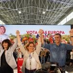 Acto de los socialistas con la presencia de Pedro Sánchez en Valladolid