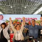 Acto de los socialistas con la presencia de Pedro Sánchez en Valladolid