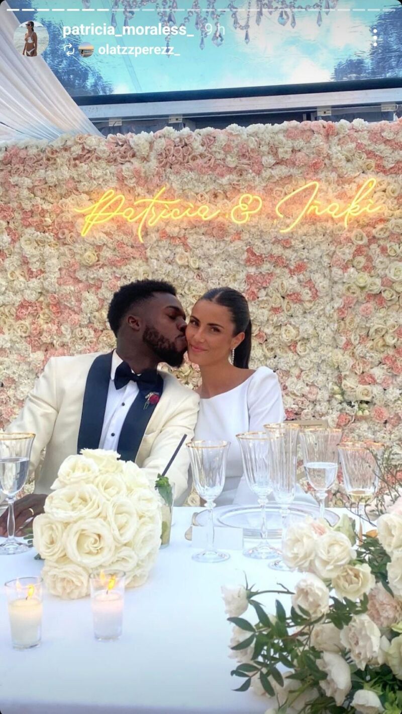 La boda de Iñaki Williams y Patricia Morales