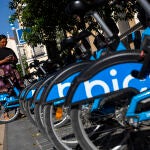 Bicimad, servicio municipal de alquiler de bicicletas en Madrid.