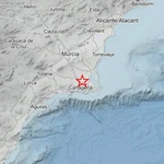 Sucesos.- Torre Pacheco (Murcia) registra un terremoto de 2,5 grados de magnitud