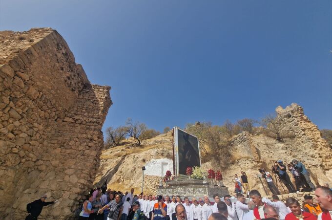 Procesión del Cristo del Paño en Moclin