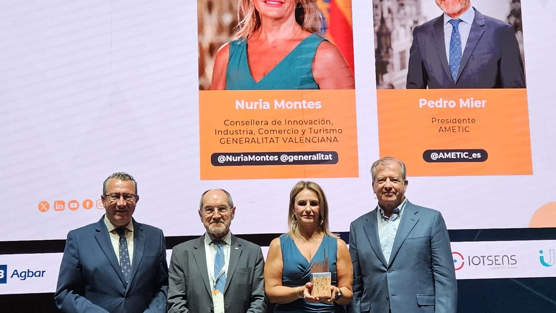 La consellera de Turismo, Nuria Montes, hoy en el Congreso Digital Tourist de Benidorm (Alicante)