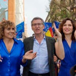 Alberto Núñez Feijóo clausura un acto electoral en Madrid