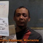Miguel Ángel Cárdenas Montilla, de 32 años, prisionero de guerra