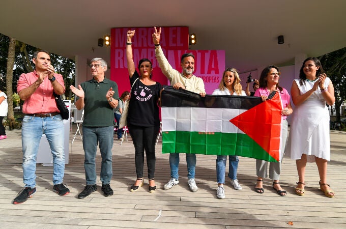 Mitin de Yolanda Díaz en Málaga por las elecciones europeas del 9 de junio