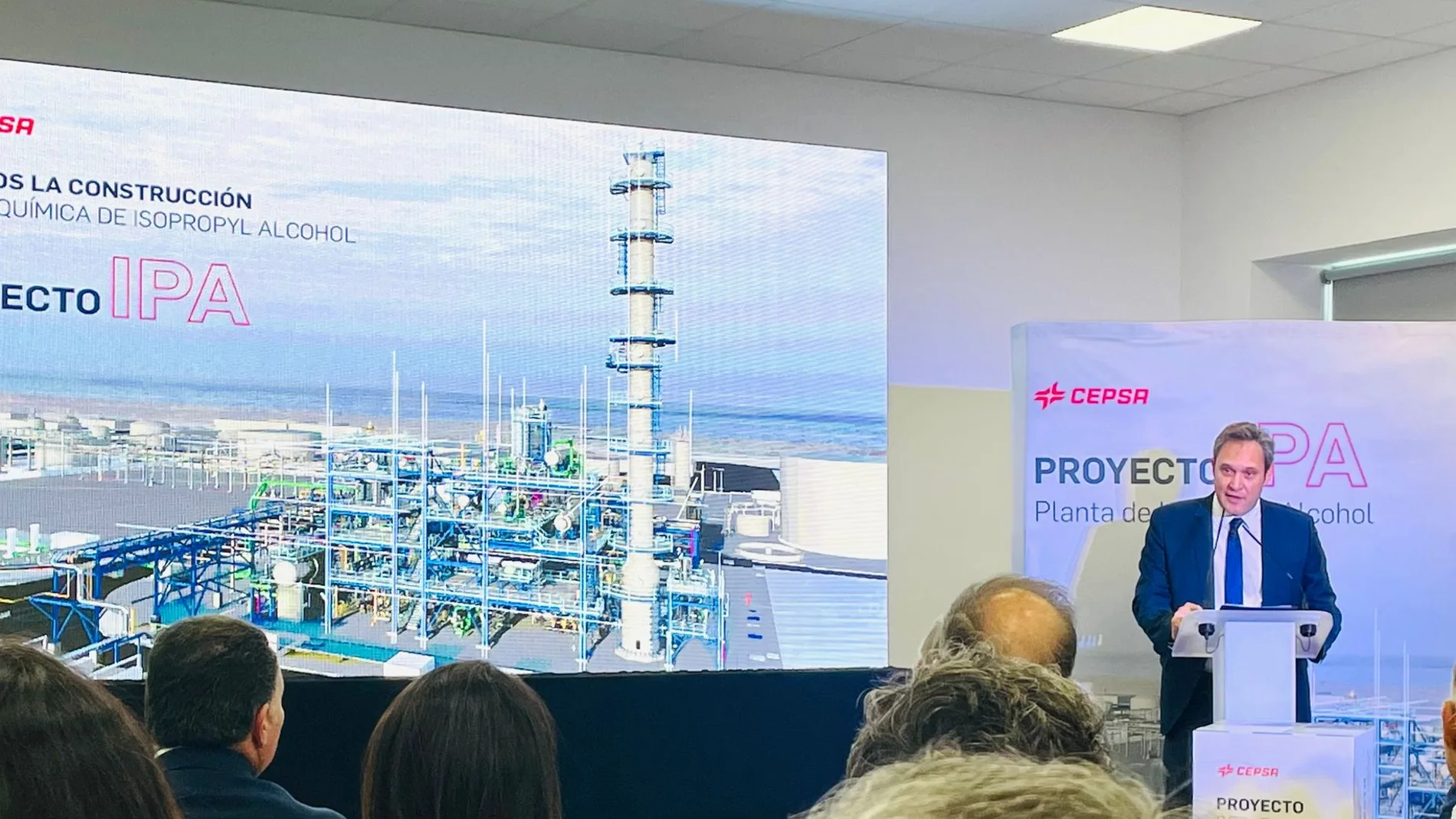 José María Solana, CEO de Cepsa Química, durante la presentación