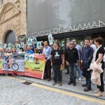 Concentración a las puertas de los Juzgados de Salamanca el pasado viernes