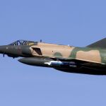 Un caza Mirage 2000 de la fuerza aérea de Chile