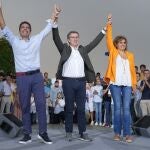 Feijóo participa Valencia en el mitin de cierre de campaña del PP 