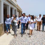 Vicente Mompó ha visitado la playa de Sagunto 